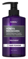 KUNDAL Honey&Macadamia Treatment - hydrointenzivní proteinová kúra na vlasy Baby Powder 500 ml