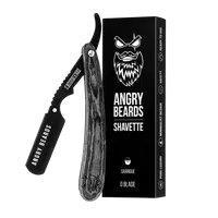 ANGRY BEARDS Shavette Garrigue kůže