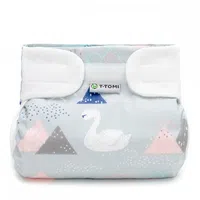 T-TOMI Ortopedické abdukční kalhotky - suchý zip, swan 5-9kg