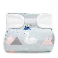 T-TOMI Ortopedické abdukční kalhotky - suchý zip, swan 5-9kg