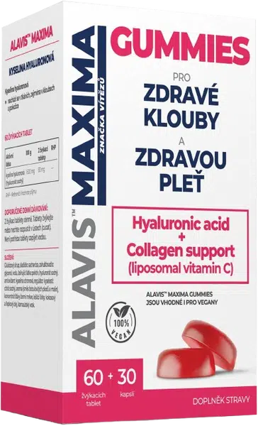 ALAVIS MAXIMA Gummies 60 tablet + 30 kapslí