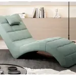 Relaxační lehátko London, světle zelená látka