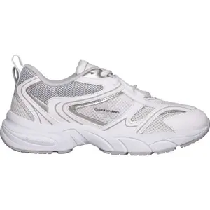 Calvin Klein RETRO TENNIS MESH ML Dámska vychádzková obuv, biela, veľkosť