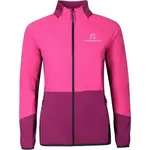 PROGRESS ERIKA HYBRID MIDLAYER Dámska hybridná mikina s merinom, ružová, veľkosť