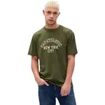 GAP ATHLETIC NEW YORK CITY Pánske tričko, khaki, veľkosť