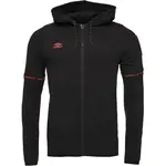 Umbro TECH FZ HOODIE Pánska športová mikina, čierna, veľkosť