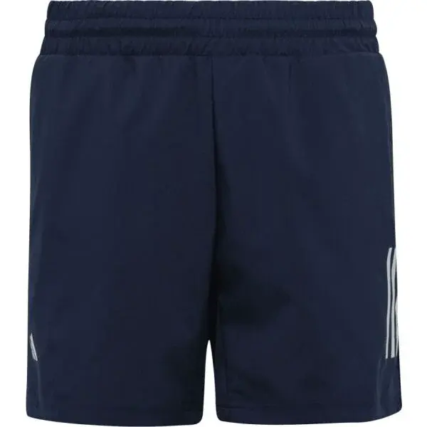 adidas CLUB 3S SHORT Chlapčenské tenisové šortky, tmavo modrá, veľkosť