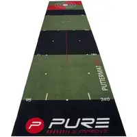 PURE 2 IMPROVE GOLFPUTTING MAT 65 x 300 cm Putting podložka, tmavo zelená, veľkosť