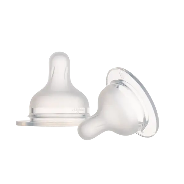 CANPOL BABIES Savička silikonová na lahev S-Shape rychlý 9m+ 2 ks