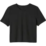 GAP V-GFIT BRUSHED JERSEY Dámske tričko, čierna, veľkosť