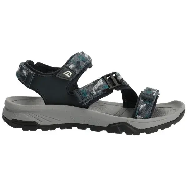 ALPINE PRO CARLUS Pánske sandále, sivá, veľkosť