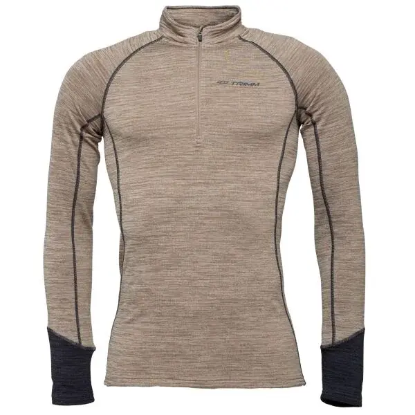 TRIMM CLINIC Pánska mikina, khaki, veľkosť