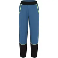 LOAP URAFNEX Detské softshellové nohavice, modrá, veľkosť 158-164