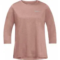 Jack Wolfskin CROSSTRAIL 3/4 T W Dámske tričko, ružová, veľkosť