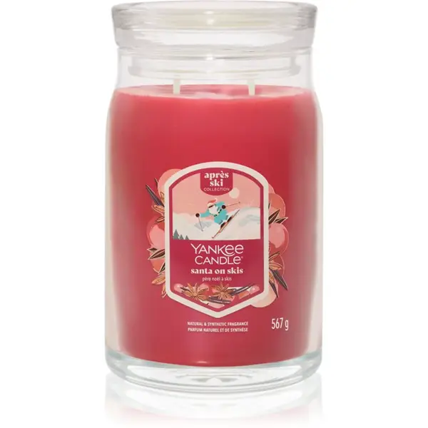 Yankee Candle Santa On Skis vonná svíčka Signature 567 g