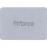Fitforce YOGA BLOCK Jóga blok, sivá, veľkosť