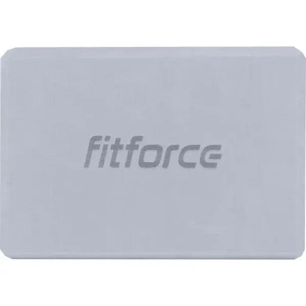 Fitforce YOGA BLOCK Jóga blok, sivá, veľkosť