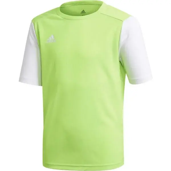 adidas ESTRO 19 JSY JNR Detský futbalový dres, svetlo zelená, veľkosť