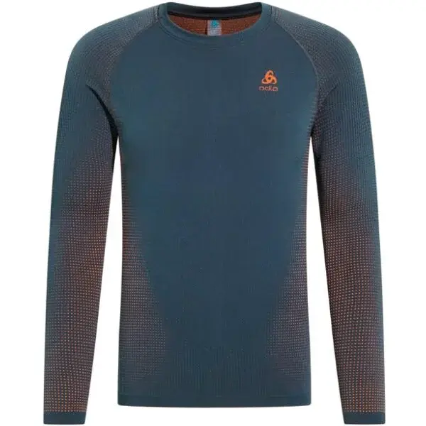 Odlo BL TOP PERFORMANCE WARM EC Funkčné tričko, tmavo modrá, veľkosť