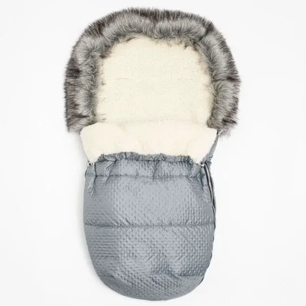 NEW BABY LUX WOOL Zimný fusak, tmavo sivá, veľkosť