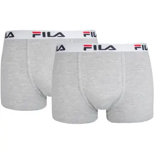 Fila MAN BOXERS 2 PACK Pánske boxerky, sivá, veľkosť