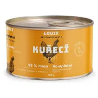 LOUIE KURACIE S RYŽOU 200 G Konzerva pre psov, žltá, veľkosť