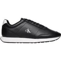 Calvin Klein RETRO RUNNER ESS LTH Nízka obuv, čierna, veľkosť