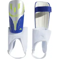 adidas MESSI SG MTC J Detské futbalové chrániče, strieborná, veľkosť