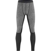 Bula GEO MERINO WOOL PANTS Pánske Merino spodné nohavice, tmavo sivá, veľkosť