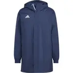 adidas ENTRADA 22 STADIUM JACKET Juniorská futbalová bunda, tmavo modrá, veľkosť