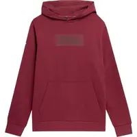 4F MEN´S HOODED Pánska mikina, vínová, veľkosť