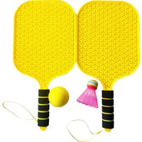 ADAR SET OF RACKETS WITH BALL AND SHUTTLECOCK Rakety s loptičkou a košíčkom, žltá, veľkosť