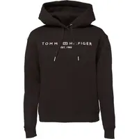 Tommy Hilfiger MODERN REG CORP LOGO HOODIE Dámska mikina, čierna, veľkosť