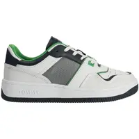 Tommy Hilfiger TOMMY JEANS BASKET MESH Pánske nízke tenisky, biela, veľkosť