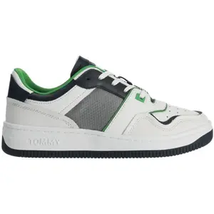 Tommy Hilfiger TOMMY JEANS BASKET MESH Pánske nízke tenisky, biela, veľkosť