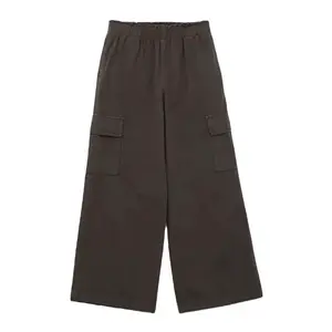 GAP WOV WIDE LEG Dievčenské nohavice, čierna, veľkosť