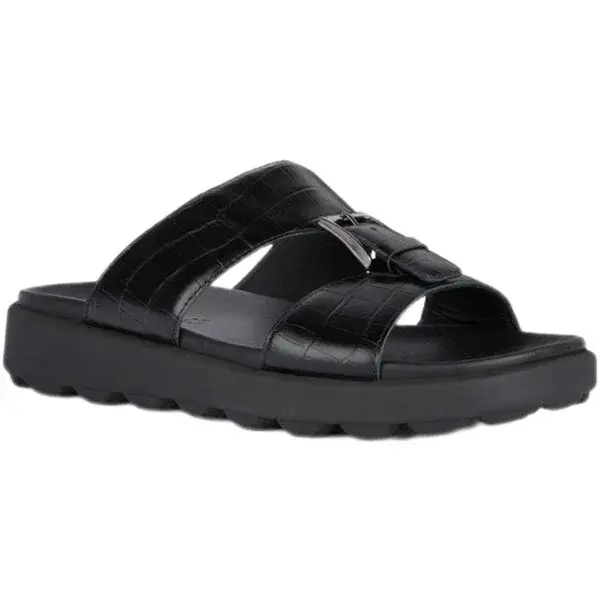 Geox U SPHERICA Pánske šľapky, čierna, veľkosť