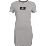 Calvin Klein ´96 LOUNGE-S/S DRESS Dámska nočná košeľa, sivá, veľkosť