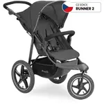 HAUCK RUNNER 2 Robustný športový terénny kočík, tmavo sivá, veľkosť