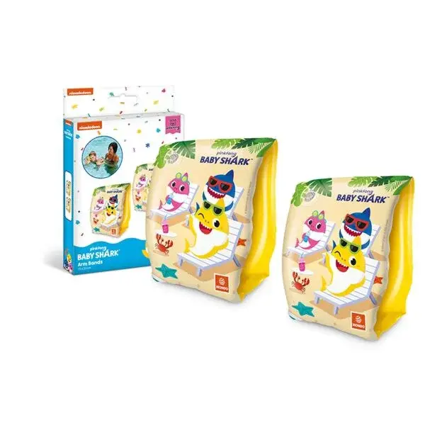 MONDO BABY SHARK Detské plavecké rukávniky, žltá, veľkosť