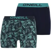 O'Neill SHIMMERING LEAFS 2PACK Pánske boxerky, čierna, veľkosť