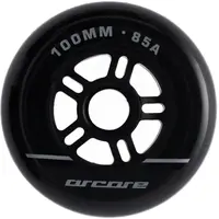 Arcore INLINE WHEELS 4PACK 100-85A Inline kolieska, čierna, veľkosť