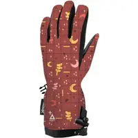 Matt GLOVES Detské lyžiarske rukavice, hnedá, veľkosť 5Y