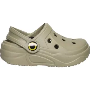 Oldcom CROCOLINO Detské šľapky, khaki, veľkosť