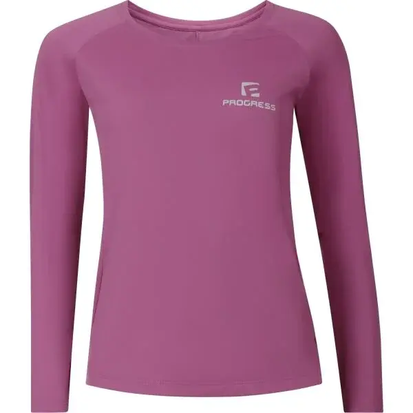 PROGRESS FORMA Dámske funkčné športové tričko, vínová, veľkosť