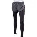 Klimatex ARMA Dámske  bežecké legíny 2v1, čierna, veľkosť