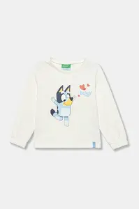 Detská bavlnená mikina United Colors of Benetton