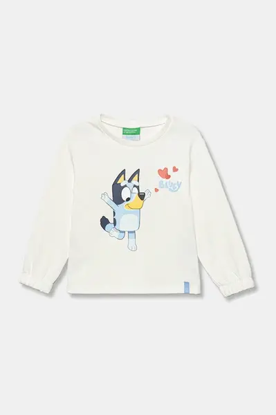 Detská bavlnená mikina United Colors of Benetton