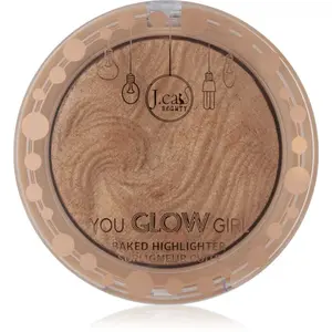 J.Cat Beauty You Glow Girl zapečený rozjasňovač odtieň 102 Twilight 8.5 g