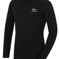 Husky Mertee M L, black Merino termoprádlo triko